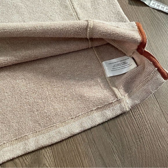 EUC WOOLRICH L/S 1/2 Snap Button High Neck Henley Sweater Top Beige M1763 MENS M - Picture 7 of 7